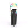 Pleaser FLAMINGO-808RB Rainbow Exotic Pole Dance High Heels