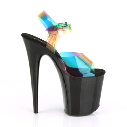 Pleaser FLAMINGO-808RB Rainbow Exotic Pole Dance High Heels