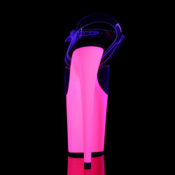 Pleaser FLAMINGO-808UV Neon Pink Exotic Pole High Heels