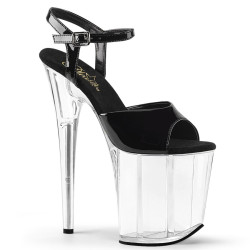 Pleaser FLAMINGO-809 Clear Platform Pole Dance High Heels