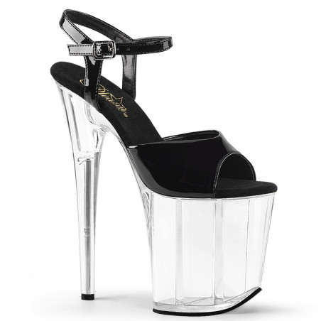 Pleaser FLAMINGO-809 Clear Platform Pole Dance High Heels