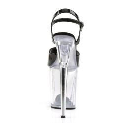 Pleaser FLAMINGO-809 Clear Platform Pole Dance High Heels