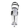 Pleaser FLAMINGO-809 Clear Platform Pole Dance High Heels