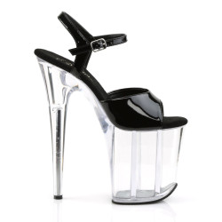 Pleaser FLAMINGO-809 Clear Platform Pole Dance High Heels