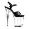 Pleaser FLAMINGO-809 Clear Platform Pole Dance High Heels