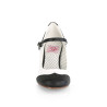 Pin Up Couture FLAPPER-25 Black White Spectator Pumps