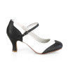 Pin Up Couture FLAPPER-25 Black White Spectator Pumps