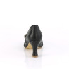 Pin Up Couture FLAPPER-32 Black Spectator Retro Pumps