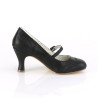 Pin Up Couture FLAPPER-32 Black Spectator Retro Pumps
