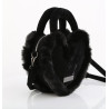 Demonia HB-631 Black Vegan Suede Handbags Women