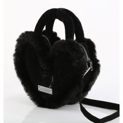 Demonia HB-631 Black Vegan Suede Handbags Women
