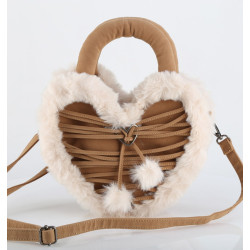 Demonia HB-631 Vegan Suede Fur Handbags Women