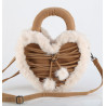 Demonia HB-631 Vegan Suede Fur Handbags Women