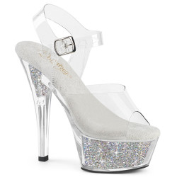 Pleaser KISS-208RSI Strass High Heeled Platform Shoes