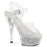 Pleaser KISS-208RSI Strass High Heeled Platform Shoes