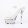 Pleaser KISS-208RSI Strass High Heeled Platform Shoes