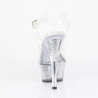 Pleaser KISS-208RSI Strass High Heeled Platform Shoes