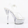 Pleaser KISS-208RSI Strass High Heeled Platform Shoes