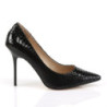 Pleaser CLASSIQUE-20SP Black Snake Print Stiletto Pumps Sale