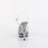 Fabulicious LIP-108RS Clear Strass High Heeled Sandals