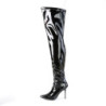 Pleaser CLASSIQUE-3000 Patent Thigh High Stiletto Boots