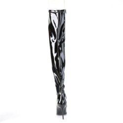Pleaser CLASSIQUE-3000 Patent Thigh High Stiletto Boots