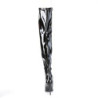 Pleaser CLASSIQUE-3000 Patent Thigh High Stiletto Boots