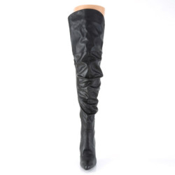 Pleaser CLASSIQUE-3011 Vegan Thigh High Stiletto Boots