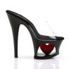 Pleaser MOON-701HRS Heart Platform High Heeled Shoes
