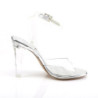 Fabulicious CLEARLY-406 Transparent Lucite Sale Women