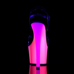 Pleaser RAINBOW-309UV Neon High Heeled Pole Dance Shoes