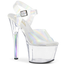 Pleaser SKY-308N-RBH Hologram High Heeled Pole Shoes