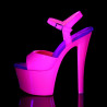 Pleaser SKY-309UV Pink Platform High Heels Disco Shoes