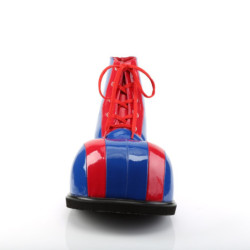 Funtasma CLOWN-05 Red Blue Patent Circus Shoes