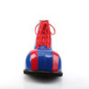 Funtasma CLOWN-05 Red Blue Patent Circus Shoes