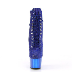 Pleaser ADORE-1020CHRS Blue Strass Chrome Sale Women