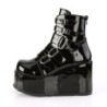 Demonia CONCORD-57 Black Patent Women Platform Boots