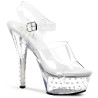 Pleaser STARDUST-608 Strass Platform High Heeled Shoes