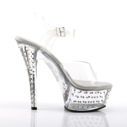 Pleaser STARDUST-608 Strass Platform High Heeled Shoes