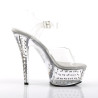 Pleaser STARDUST-608 Strass Platform High Heeled Shoes