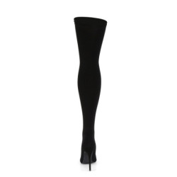 Pleaser COURTLY-3005 Stretch Pull-On Thigh High Boot