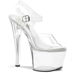 Pleaser TREASURE-708 Clear High Heels Stripper Shoes