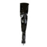 Pleaser COURTLY-3012 Black Stiletto Thigh High Boots