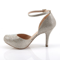 Fabulicious COVET-03 Nude Glitter Mesh Fabric Sale Women