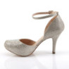 Fabulicious COVET-03 Nude Glitter Mesh Fabric Sale Women