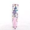 Pleaser ADORE-1031SSQ Patent Sequin Rose Metallic Chrom
