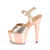 Pleaser ADORE-709 Rose Gold Metallic Chrome Sale Women