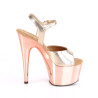 Pleaser ADORE-709 Rose Gold Metallic Chrome Sale Women