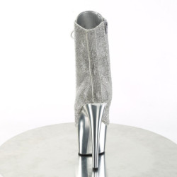 Pleaser ADORE-1020CHRS Silver Strass Chrome Sale Women