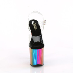 Pleaser ENCHANT-708RC Transparent Rainbow Chrome Sale